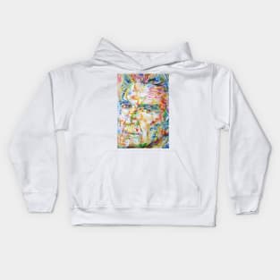 EMIL CIORAN watercolor portrait .4 Kids Hoodie